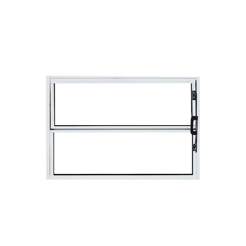 Basculante Alumínio Branco Com 2 Folhas 40A x 60L Vidro Liso 1077 Líder
