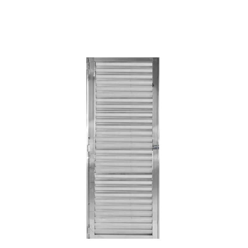 Porta De Alumínio 1,65A x 0,60L Veneziana Direita 31293 Líder