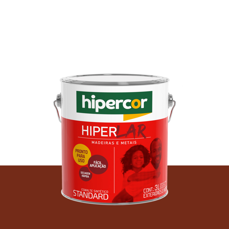 Tinta Esmalte Hiperlar 3L Cerâmica Hipercor