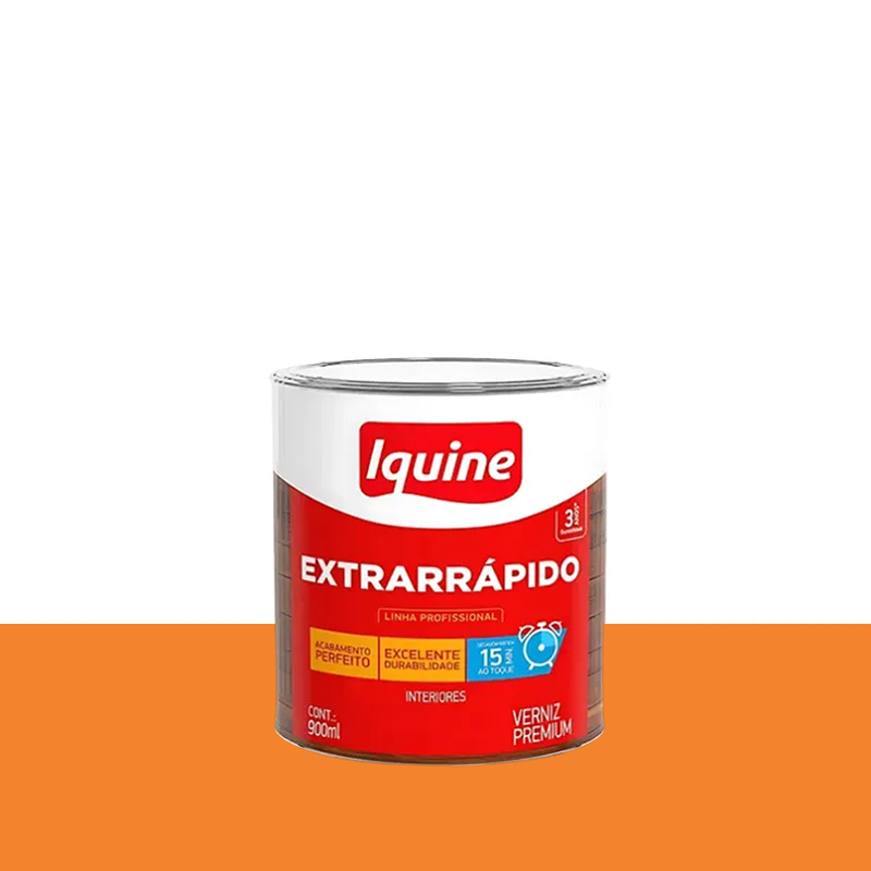 Verniz Extrarrápido 900ml Cerejeira Iquine